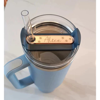 Tag Acessório de Tampa de Copo Térmico 591ml, 887ml e 1,18L - Personalizado, Quencher, Versão 2.0 Canudo, Bebida, Academia