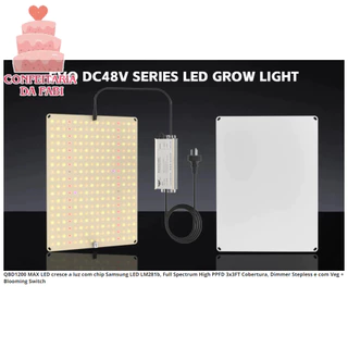 Quantum Board 288 Sansung 120w Lm281b+ Epiled 660mm Full Spectrum, botão de Vega e Flora + Dimmable