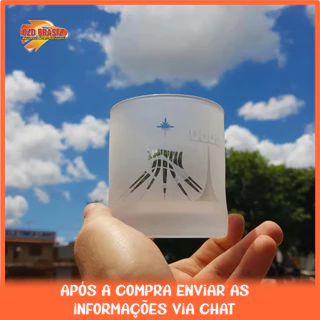 Copo de Whisky - Vidro - Personalizado (FOSCO)