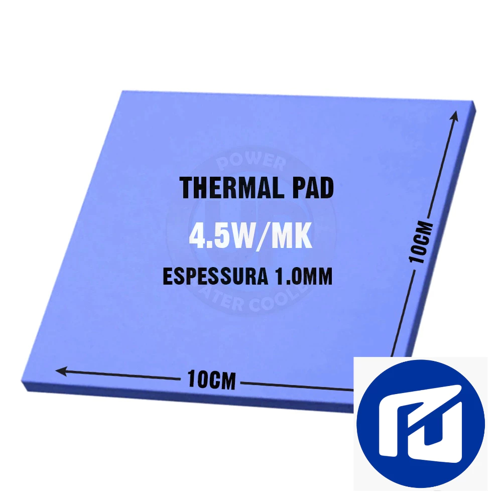 Thermal PAD Térmico 1mm 4.5W/mk 10x10cm - Não Adesivo