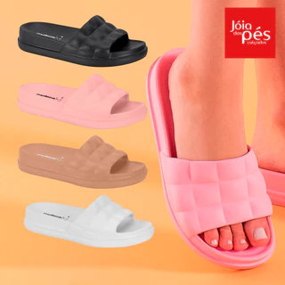 Chinelo Slide Moleca Feminino Nuvem Marshmellow Leve Ortopédica