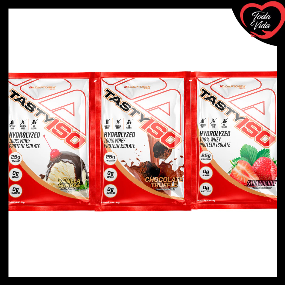 Tasty Iso Sache 30g Kit 3x - Adaptogen Science | Shopee Brasil