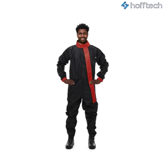 Macacão Nylon C/ Detalhe Em Vermelho Impermeável Pantaneiro