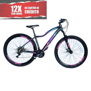 Bicicleta Aro 29 Ksw Feminina 21 Marchas Freio A Disco Mtb