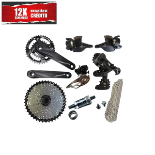 Kit Grupo Bike Mtb Absolute Nero Wild A5 9v 18v 2x9v 11x40