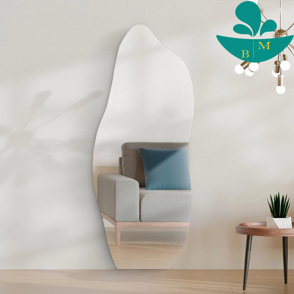 Espelho Orgânico 150cm 170cm Corpo Inteiro Lançamento Quarto Sala Banheiro Holl Grande Moderno Luxo