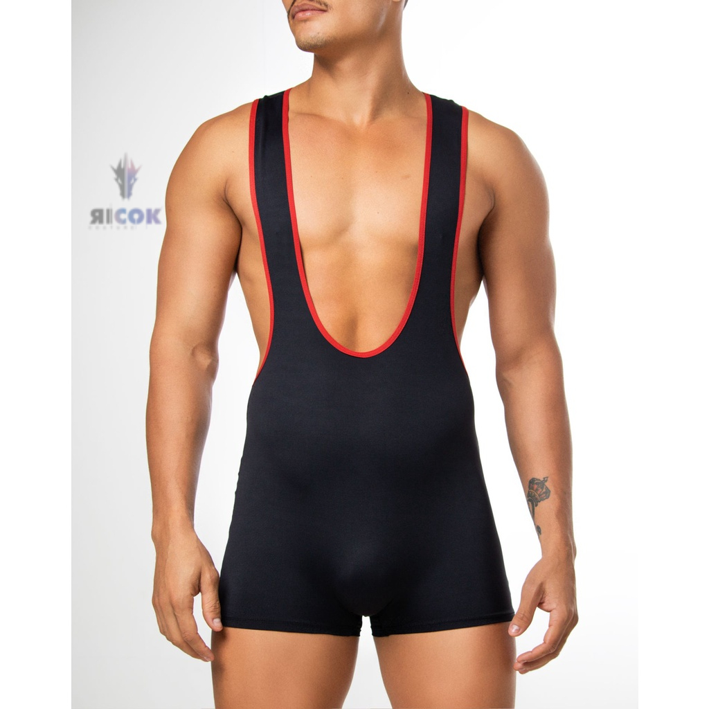 Uniforme de Wrestling Ricok Couture Singlet Bodysuit