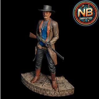 Estátua Cowboy / Vaqueiro - Faroeste Figure Colecionavel - NB Innovation