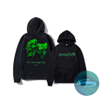 Moletom Sufgang Mascaras Verdes Blusa de Frio Unissex 100% Algodão Fio 30.1 - Envio Rápido
