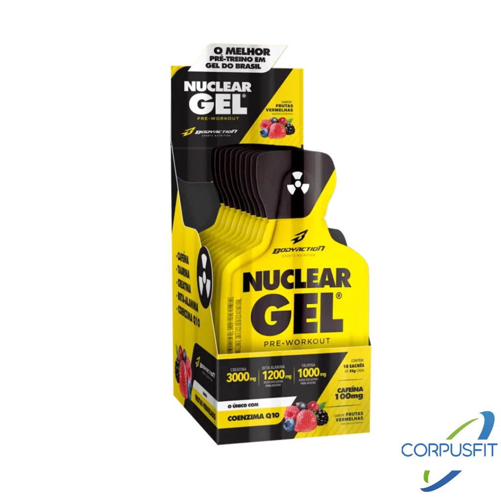 Nuclear Rush Gel Display 10 Unidades - Bodyaction