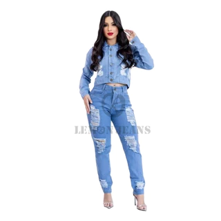 Calça Jeans Mom Destroyed - Sensação Das Blogueiras - Lançamento Primavera Verão