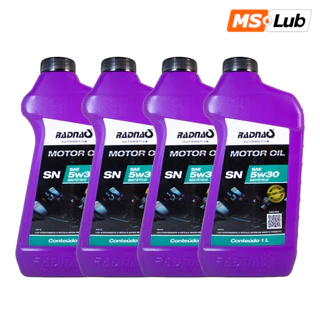 Kit 4 Radnaq Oil 5W30 Sintético API SN em Oferta na Shopee