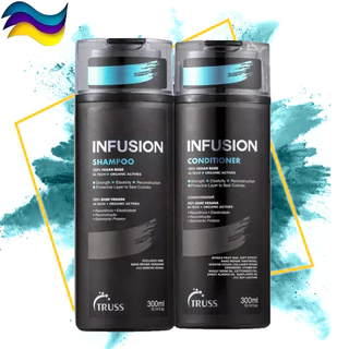 Truss Infusion Kit Shampoo e Condicionador 300ml Hidratação Fortalecimento Cabelos Secos Quebradiços
