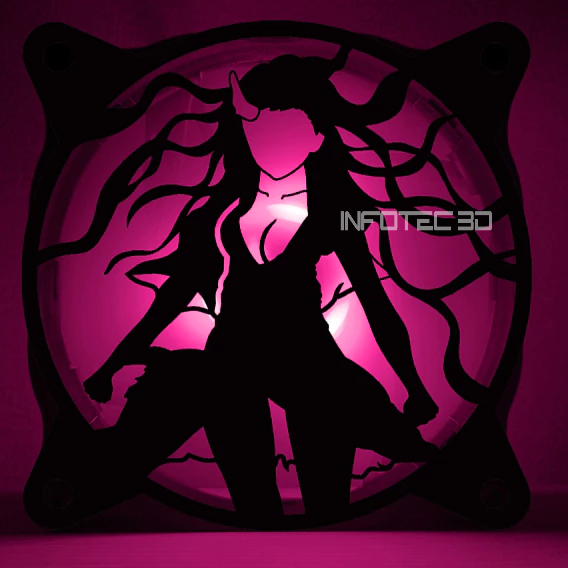 Demon Slayer Nezuko Grade Para Fan 120mm Cover Fan Nezuko