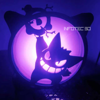 Grade Para Fan 120mm Gengar Energia Pokemon Cover Fan 120mm