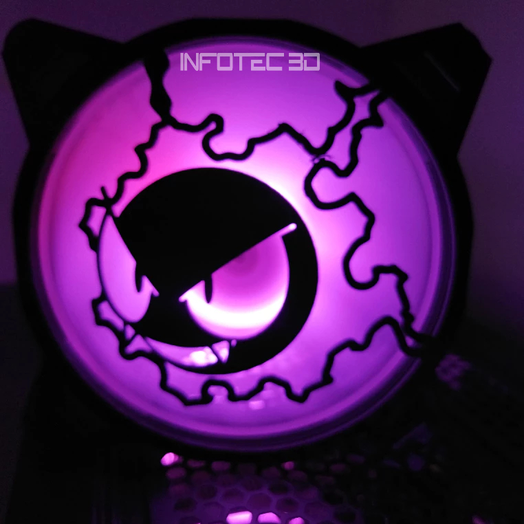 Grade Para Fan 120mm Gastly Pokemon Cover Fan 120mm