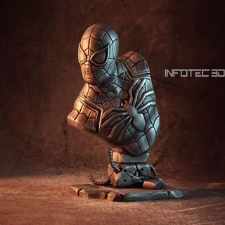 Busto do Homem-Aranha (Spider-Man) - Adorno de Coleção de 10cm