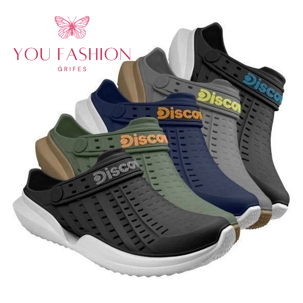 Sandália Babuche Clog Ortopédico Boa Onda Crocs Discovery Flow ESTOQUE NOVO