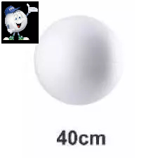 Bola de Isopor de 40 mm com 40 unidades