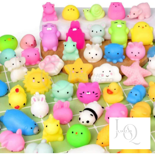 KIT 30 Squishy Mochi Bichinho Macio De Apertar Pop It Fidget Barato ...
