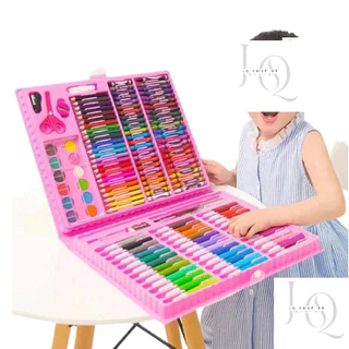 Maleta De Pintura Infantil Estojo 24/48/68/150 Cores Barato