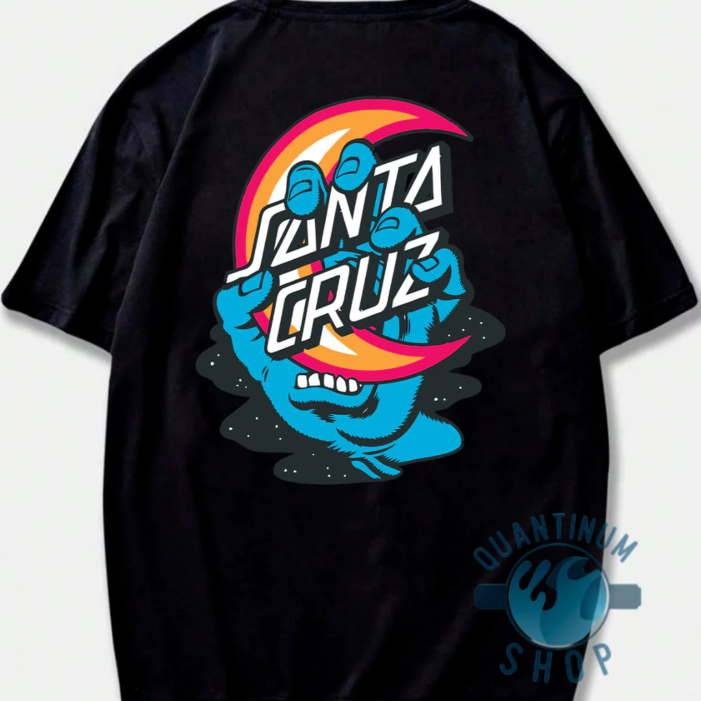 Camiseta Mão Lua Streetwear Moda Rua Lancamento Unissex 100% Algodão - Envio Rápido