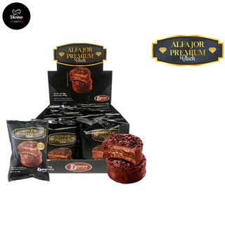 Alfajor Premium Black Display com 18un de 50g - Doces Boa Vista de Ivoti