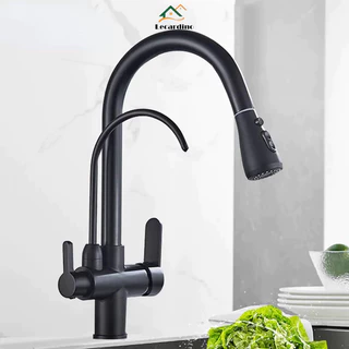 Torneira Cozinha Gourmet Bancada Com Pulverizador Removível Adequado Para Filtros