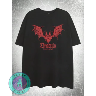 Camiseta Dracula Qualidade Algodão Unissex Lançamento Gotico Emo Dark Goth Temos Plus Size Envio Rapido