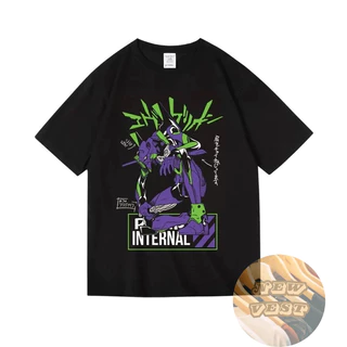 Camiseta Evangelion Streetwear Skatista Camisa Unissex 100% Algodão - Envio Rápido