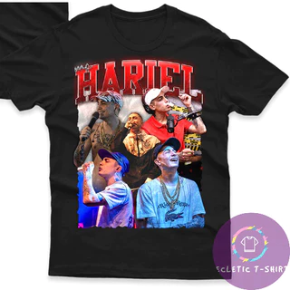 Camiseta Vintage Mc Hariel\Cantor Artista Camisa Unissex 100% Algodão - Envio Rápido