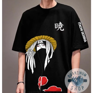 Camiseta Unissex 100% Algodão Anime Naruto Itachi Uchiha camisa Lançamento plus size