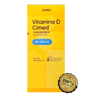 Vitamina D 50.000ui C/8 Comprimidos - Colecalciferol - Cimed