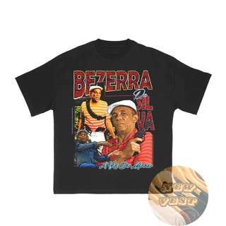 Camiseta Unissex Bezerra da Silva Vintage Algodão Alta Qualidade Envio Rapido Plus Size
