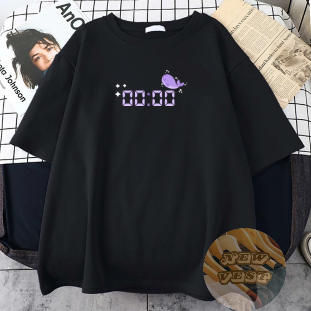 Camiseta Unissex Bts Relógio Algodão Alta Qualidade Envio Rapido Plus Size