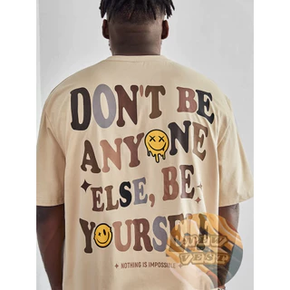 Camiseta Unissex BE YOURSELF Algodão Alta Qualidade Envio Rapido Plus Size