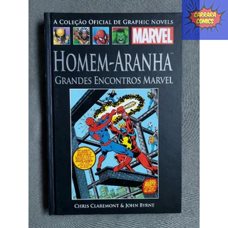 HQ Homem-Aranha - Grandes Encontros Marvel (Lacrado, Chris Claremont e John Byrne) - Salvat Preta Extensão Clássicos Volume XXXVIII (vol. 38)