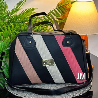 Bolsa Feminina Lateral Transversal 2 Alças Ajustável e Removível Couro Sintético ENVIO IMEDIATO