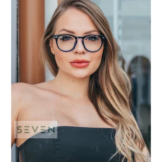 Armação Feminina de Óculos Estilosa Confortável Suporta Até 4 Graus Luxo Marca Seven Original