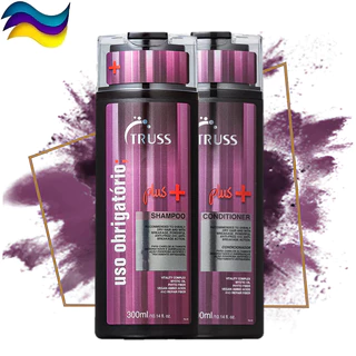 Truss Kit Shampoo e Condicionador Uso Obrigatório Plus+ Reconstrução Antiquebra Reparação Nutrição