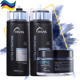 Truss Kit Shampoo + Condicionador Ultra Hydration + Máscara Specific Nutrição Hidrata Maciez Brilho