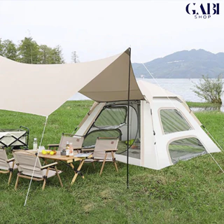 Barraca De Camping Acampamento 5 Pessoas Automática C/Tenda 2 Portas 2 Janelas GABI SHOP em Oferta na Shopee