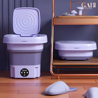 Mini máquina de lavar roupa dobrável portátil automática roupa interior de viagem rápido pequena roupas originais GABI SHOP