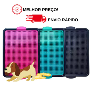 Tapete Higienico Sanitário Canino 60x40 Banheiro Pet Educador De Xixi Para Cachorro Tapete Pet Pipi Dog