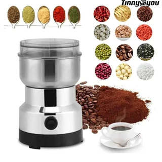 Moedor E Triturador De Café Grãos Sementes Elétrico Inox Portátil TINNY YOU