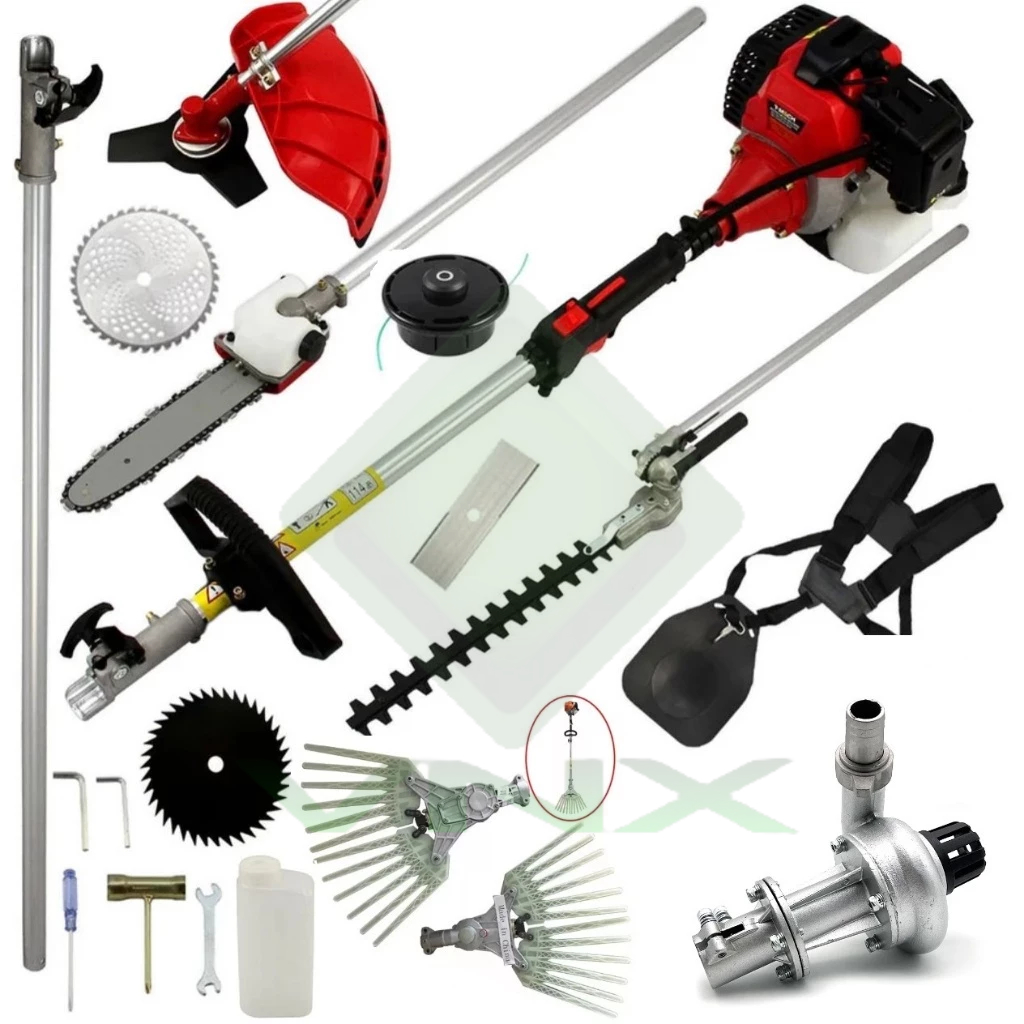 Roçadeira Multifuncional 63cc 8 Em 1 Profissional Nakasaki
