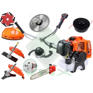 Roçadeira multifuncional 7 acessorios em 1 a Gasolina - 3,2 hp - 65 Cilindradas