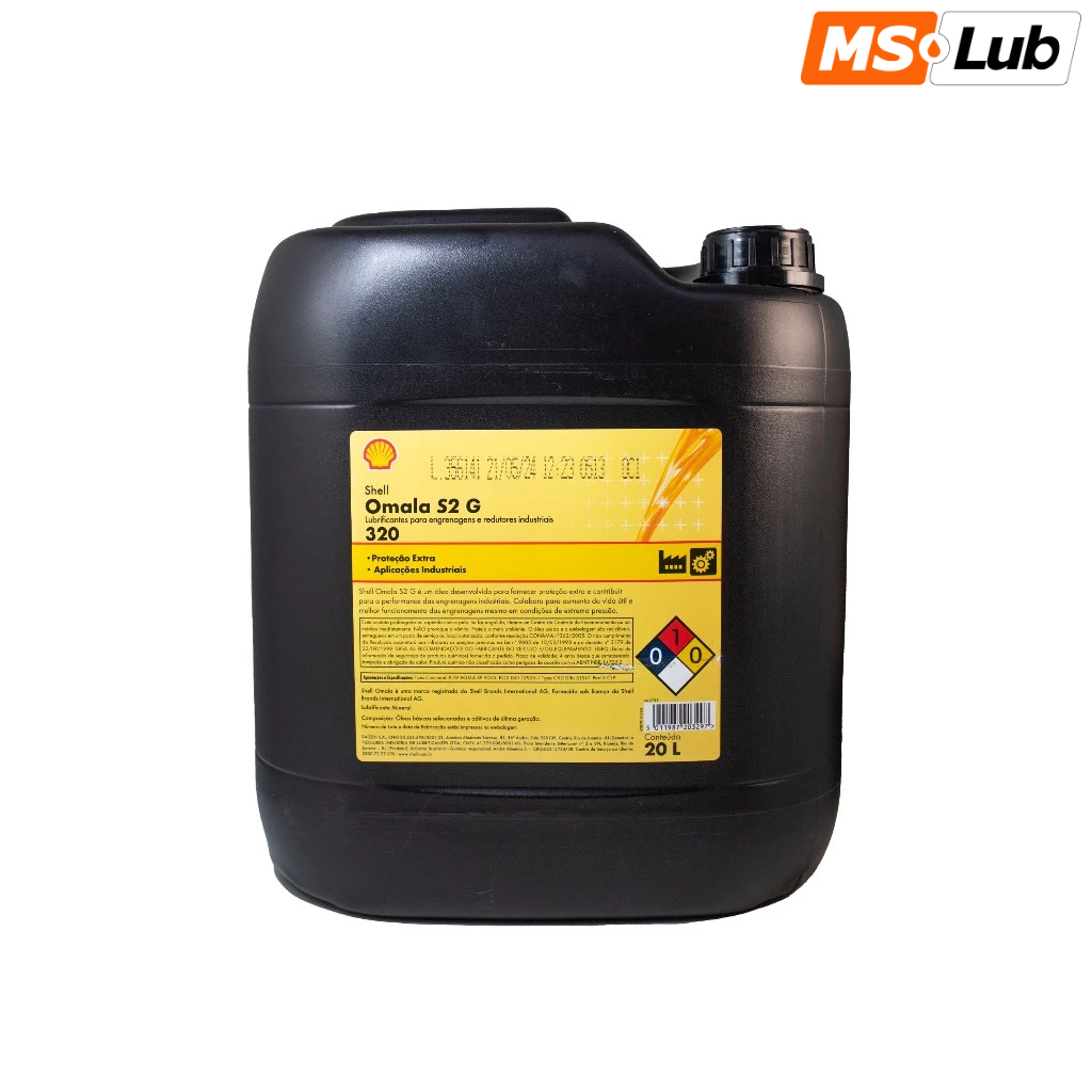 Shell Omala 320 S2G Óleo Para Engrenagem - Balde 20L | Shopee Brasil