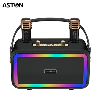 ASTGN Alto-falante Bluetooth com microfone para karaokê
