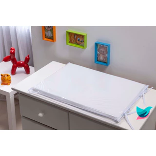 Trocador Para Comoda de Bebê Todo branco - Trocador para bebe Inteiro Branco em Oferta na Shopee